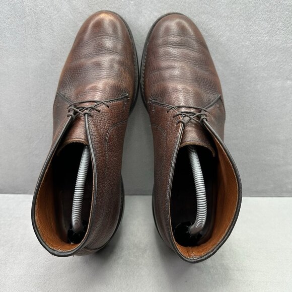 Allen Edmonds Malvern Mens Size 10 (E) Chukka Boots Brown Leather Made in USA - Picture 6 of 9